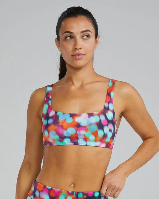 Nia Scoop Neck Top - PRISMATIC DAYSTAR