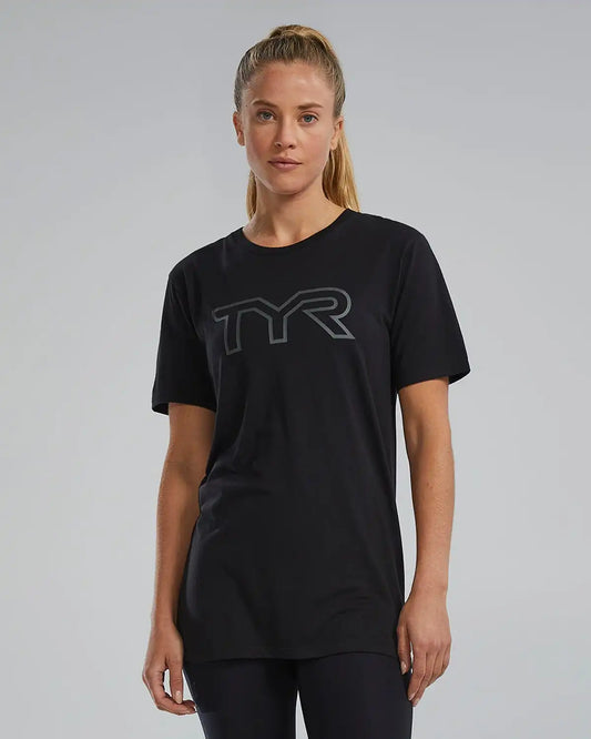 Unisex Ultrasoft Lightweight Tri Blend Tech Tee - Big Logo