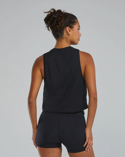 ClimaDry™ Women's Cropped Tech Tank - Solid / Heather