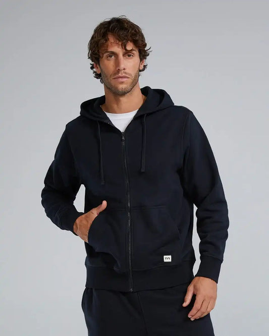 UltraSoft Men's Heavyweight Terry Full-Zip Hoodie - Solid