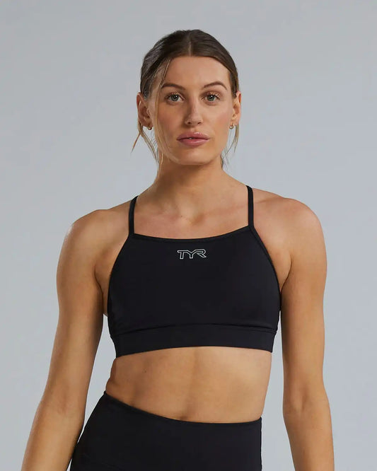 Base Kinetic™ Women's High Neck Sports Bra - Solid