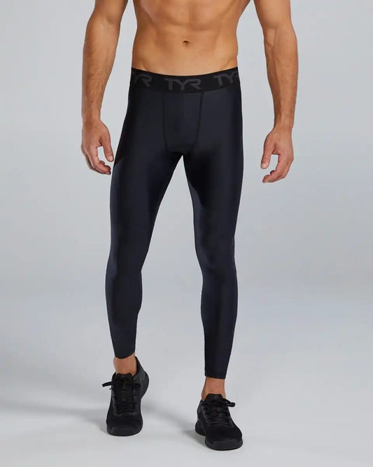 Men's Full Length Compression Leggings - Solid