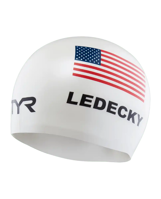 Adult Katie Ledecky Silicone Swim Cap