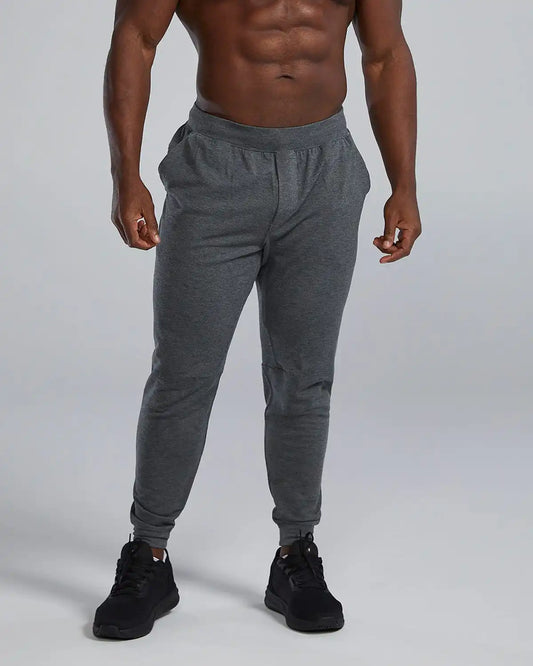 UltraSoft Men's Midweight Terry A.M. Joggers - Solid / Heather
