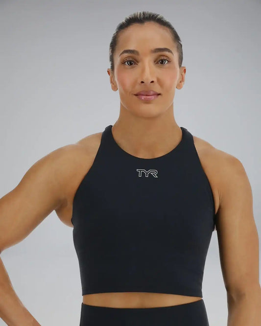 Joule Elite™ Cropped High Neck Sports Bra
