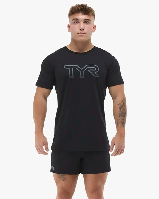 Unisex Ultrasoft Lightweight Tri Blend Tech Tee - Big Logo