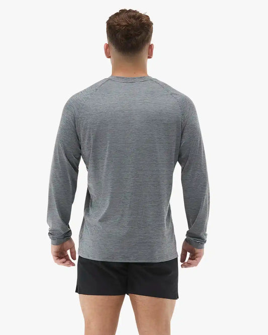 ClimaDry™ Men's Raglan Long Sleeve Tech Tee - Solid / Heather