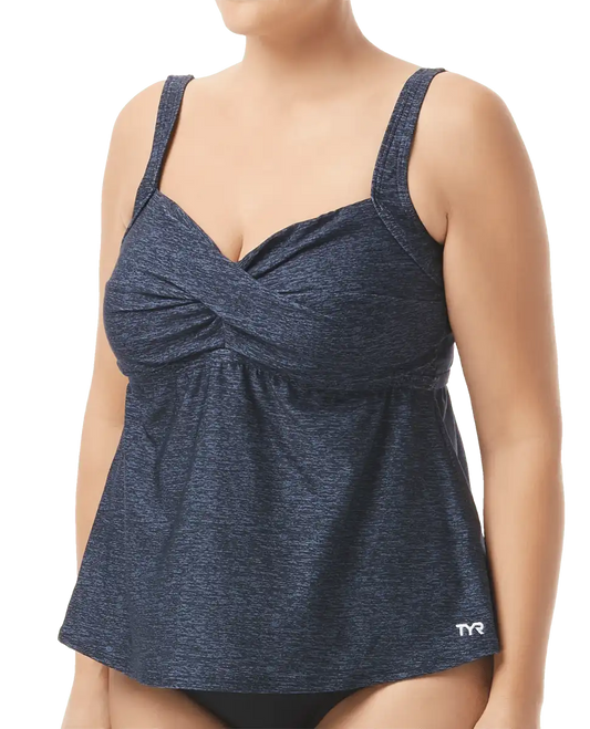 Women's Twisted Bra Tankini Plus - Mantra