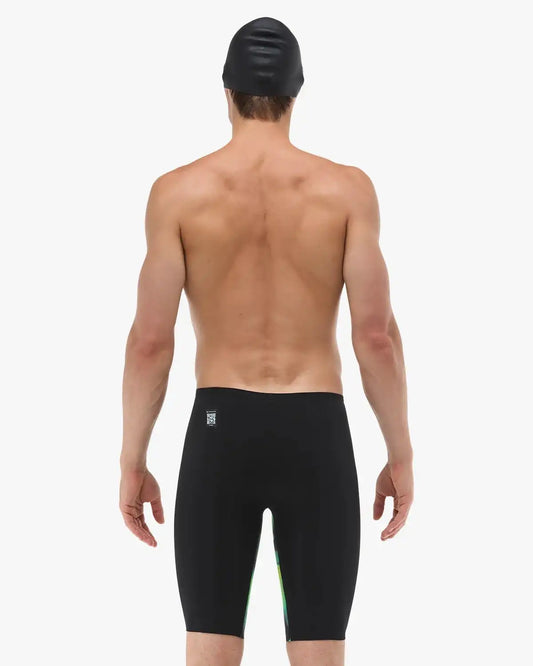 Men's Shockwave High Waist Jammer Tech Suit - Infrared