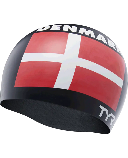 Adult Silicone Swim Cap - Denmark