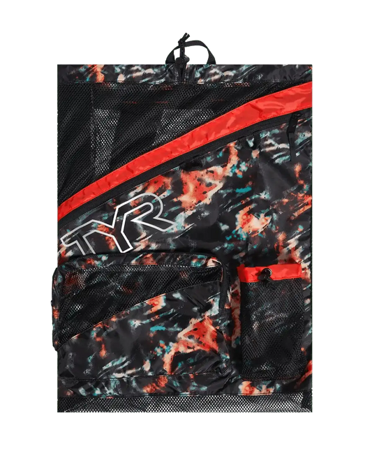 Elite Team 40L Mesh Backpack - Orange/Aqua/Black