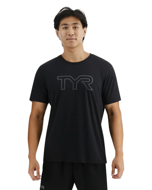UltraSoft Men's Big Logo Tri-Blend Tech Tee