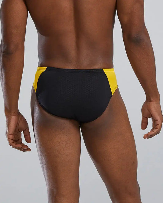 Durafast Elite® Men's Blade Splice Brief Swimsuit - Hexa
