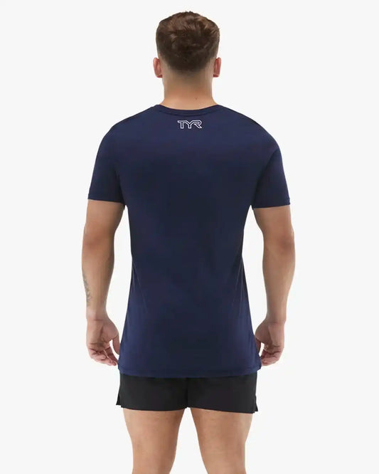 Unisex Ultrasoft Lightweight Tri Blend Tech Tee - Big Logo