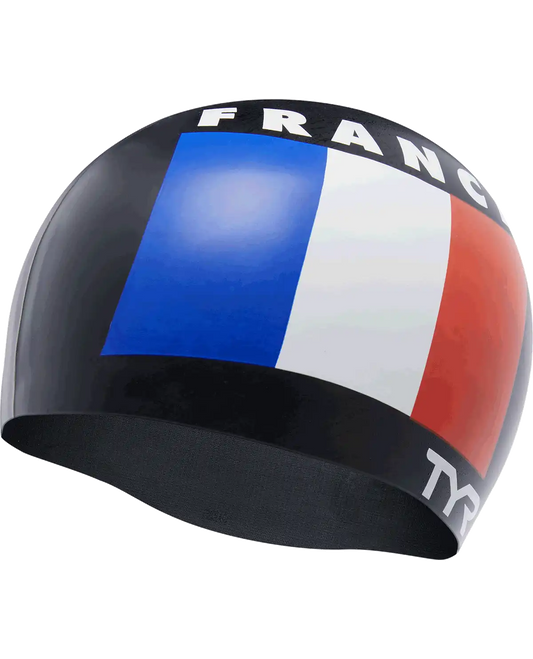 Adult Silicone Swim Cap - France