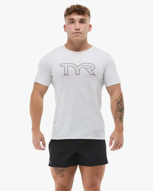 Unisex Ultrasoft Lightweight Tri Blend Tech Tee - Big Logo