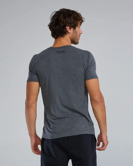 Unisex Ultrasoft Lightweight Tri Blend Tech Tee - Big Logo