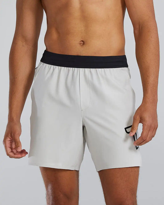 Hydrosphere™ Men's Unlined 7" Unbroken Big Logo Shorts - Solid