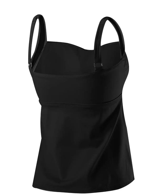 Women's Plus Twisted Bra Tankini - Solid