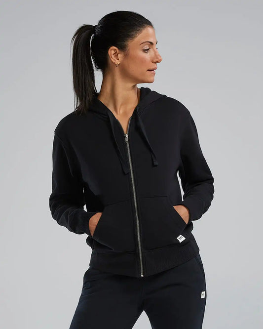UltraSoft Women's Heavyweight Terry Full-Zip Hoodie - Solid