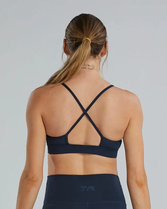 Base Kinetic™ Women's High Neck Big Logo Sports Bra - Solid