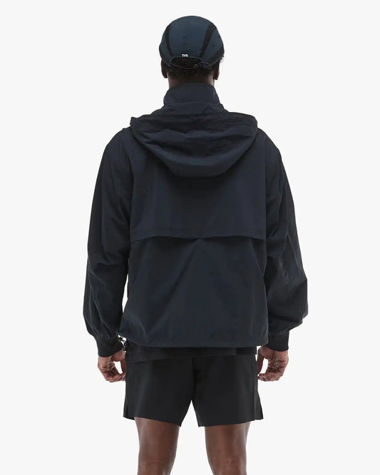 Men's Full Zip Windbreaker - Black