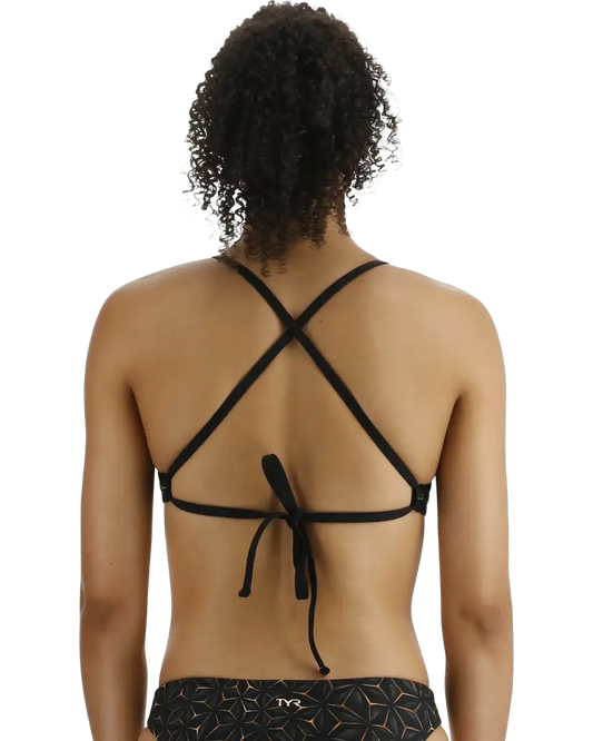 Durafast Elite® Women's PacificTieback Top Swimsuit - Obsidian