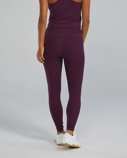 Women's Joule Elite Ribbed High-Rise Leggings 25"