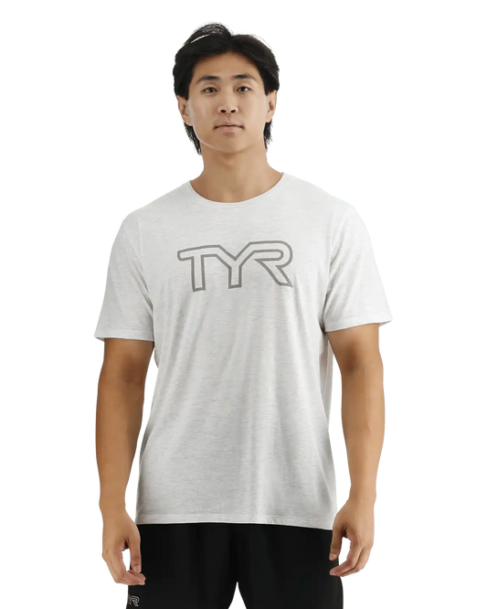 UltraSoft Men's Big Logo Tri-Blend Tech Tee