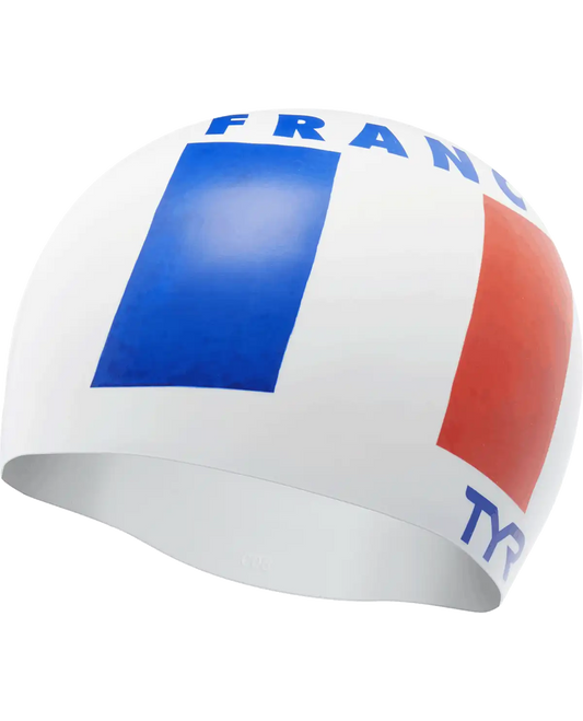 Adult Silicone Swim Cap - France