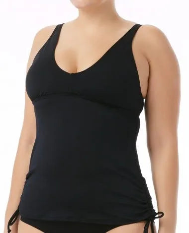 Women's V-Neck Tankini - Solid