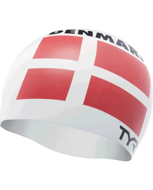 Adult Silicone Swim Cap - Denmark