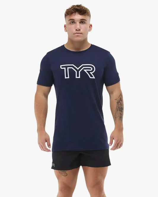 Unisex Ultrasoft Lightweight Tri Blend Tech Tee - Big Logo