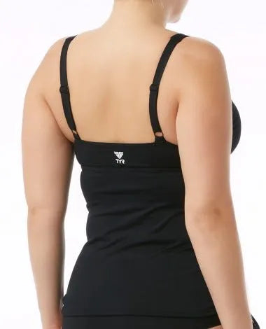 Women's V-Neck Tankini - Solid