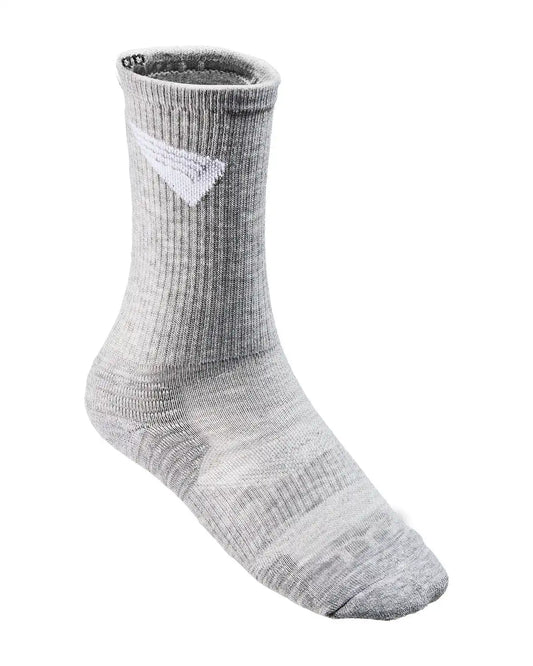 Ethos Crew Socks - Light Heather Grey