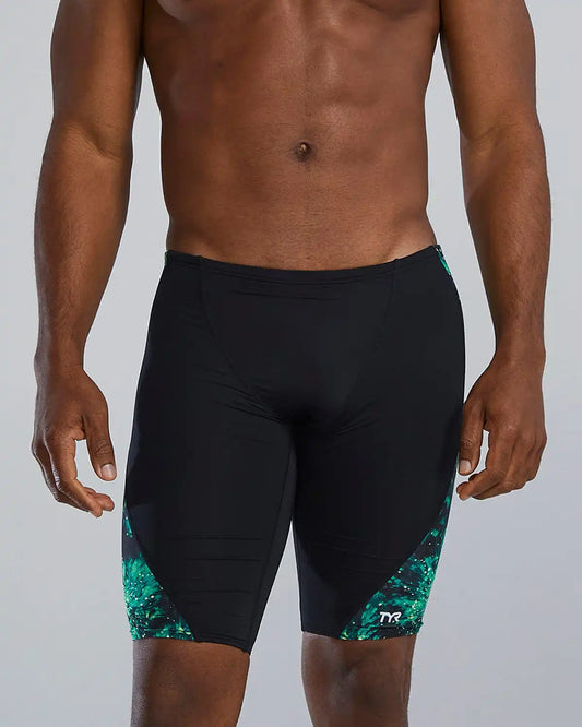 Men's Blade Splice Jammer Swimsuit - Radiant Flare