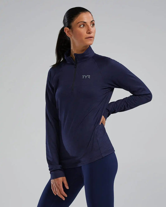 Women's SLS™ Long Sleeve1⁄4 Zip- Solid