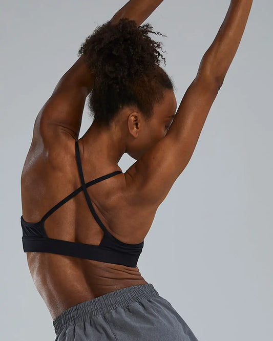 Base Kinetic™ Women's High Neck Big Logo Sports Bra - Solid