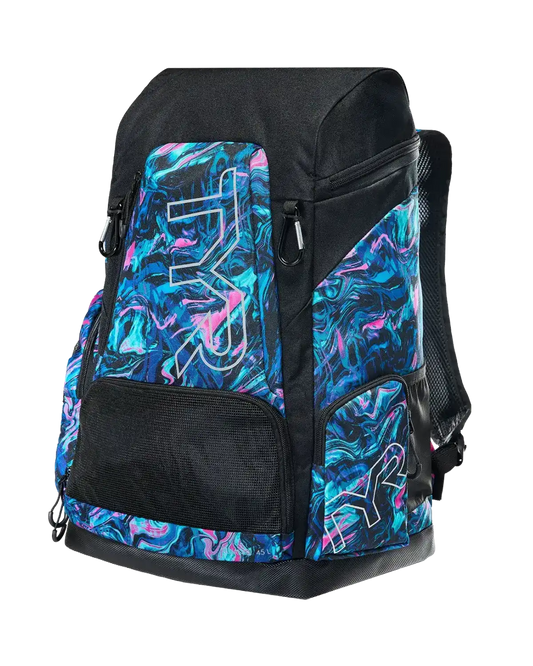 Alliance 45L Printed Backpack - Blue/Pink