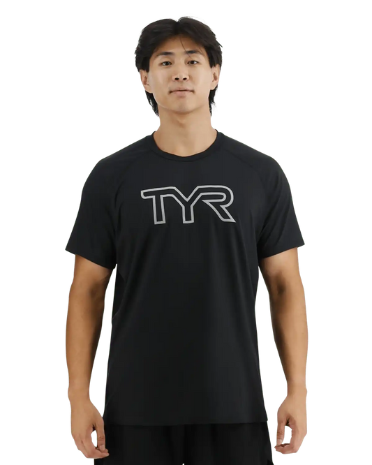 ClimaDry™ Men's Raglan Big Logo Tech Tee - Solid