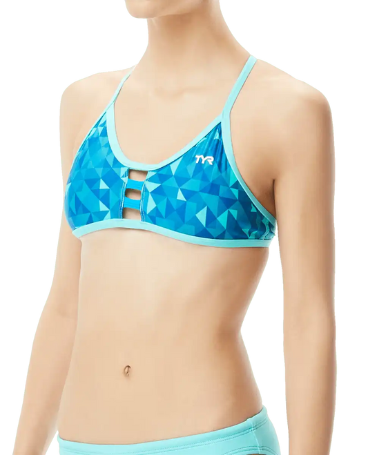 Durafast One®Women’s PacificTieback Top Swimsuit - Optic